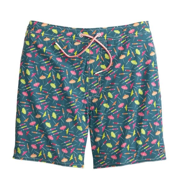 NWT Johnnie-O Half Elastic Surf Short Mens XXL Buena Vista Print - Picture 1 of 8